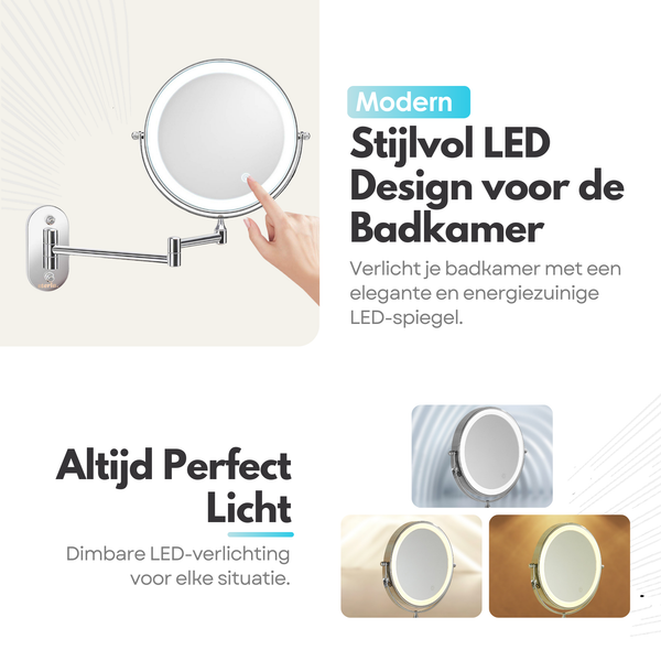 Make Up Bag with LED Mirror - Pink (copy)