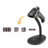NAVIX Wired Barcode Scanner - Flexible Stand - Quick and Accurate QR Code Scanning via USB - Plug & Play Handheld Scanner - Paper and Screen Scanning