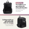 Uitklapbare Honden- en Katten Rugzak - Tot 8kg - Comfort, Veiligheid en Ruimte voor Jouw Huisdier - Draagtas 40 x 33 x 26 cm - Zwart