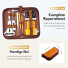 Maltrex Horloge Reparatieset – 155-Delige Horloge Gereedschap Set met Horlogekastopener, Bandversteller en Draagbare Hoes