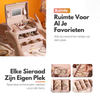 Luxe Sieradendoos met Slot – 14 Compartimenten - Opbergsysteem met Spiegel en Slot voor Jouw Sieraden - Roze