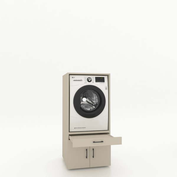 Wasmachinekast 1 delig - 67x145x67cm – Greige
