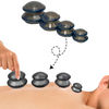 4in1 Massage Cupping Cups Set - Verbetert Doorbloeding, Vermindert Cellulitis, Voor Huid & Spieren - 4 Siliconen Cups