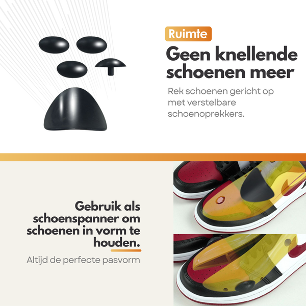 Premium Schoenspanner - 2 Stuks - Geschikt voor Maat 39 t/m 47 - Verstelbare Schoenoprekker - Geschikt voor Laarzen