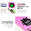 Walkie Talkie Set for Kids - Rechargeable USB-C - Range up to 5 km - Flashlight - Drop-resistant - Compact and Lightweight - Pink