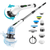 Maltrex Draadloze Elektrische Schrobborstel Set – Schoonmaakborstel met Verlengde Steel – 9 Borstel Opzetstukken – Waterbestendig IPX6 - Accu
