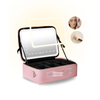 Luxury Beauty Case Bag with Mirror & LED Lighting – Perfect Makeup Case Organizer for Women - Size XL - Pink