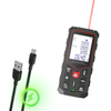 Oplaadbare Laser Afstandsmeter Digitaal – Nauwkeurige Lasermeter tot 50 Meter – 2 Waterpassen - Met Geheugen Metingen Opslaan - USB C