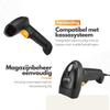 NAVIX Bekabelde Barcode Scanner - QR Code Snel en Nauwkeurig Scannen via USB - Plug & Play Handscanner - Scannen van Papier en van Beeldscherm
