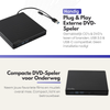 Externe CD DVD Speler en Brander – Compact, Plug & Play, USB-C & USB 3.0 – Geschikt voor Windows - Mac - Linux