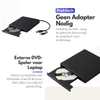 Externe CD DVD Speler en Brander – Compact, Plug & Play, USB-C & USB 3.0 – Geschikt voor Windows - Mac - Linux