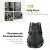 Sterla Premium Backpack 60L – Duurzame Reistas met Verstelbaar Rugsysteem, Regenhoes & Veiligheidsfluitje - Grijs