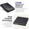 Externe CD DVD Speler en Brander – Compact, Plug & Play, USB-C & USB 3.0 – Geschikt voor Windows - Mac - Linux
