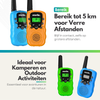 Walkie Talkie Set voor Kinderen 3in1 - Bereik tot 5 km - Zaklamp - Valbestendig - Compact en Lichtgewicht
