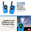 Walkie Talkie Set for Kids - Range up to 5 km - Flashlight - Drop-resistant - Compact and Lightweight - Blue