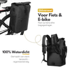 3in1 Fietstas – Waterdichte Fietsrugtas & Schoudertas – 25L Laptopvak – Geschikt voor Fiets & E-bike – PVC