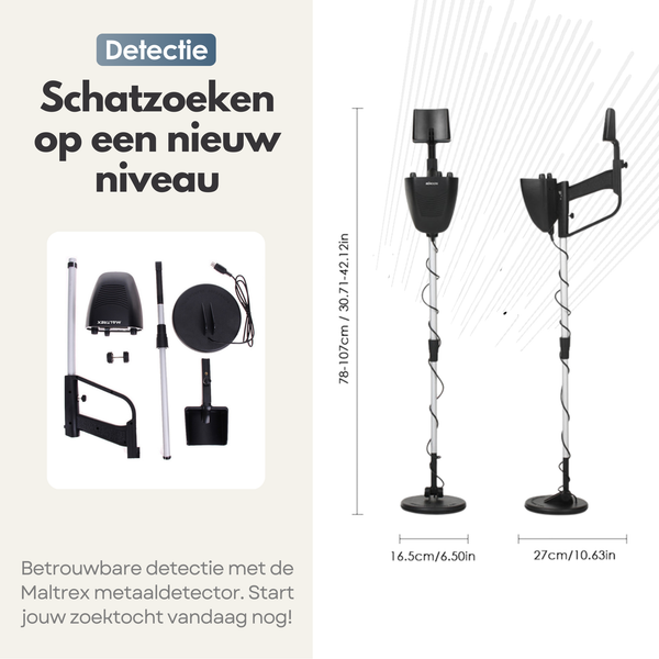 Premium Metal Detector for Kids - For Adventurous Exploration - With Adjustable Pole and LCD Display