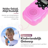 Walkie Talkie Set voor Kinderen - Bereik tot 5 km - Zaklamp - Valbestendig - Compact en Lichtgewicht - Blauw & Roze