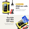 12V Acculader – Veilige en Efficiënte Oplader voor Auto, Motor, Boot en Camper - Drupellader 12V 6A tot 100Ah