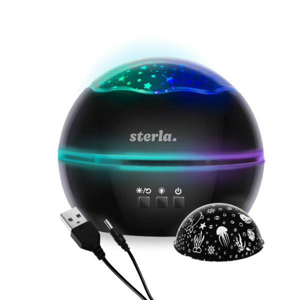 Star Projector Star Lamp - Different Light Modes - Starry Sky - Enchanting Atmosphere - Black