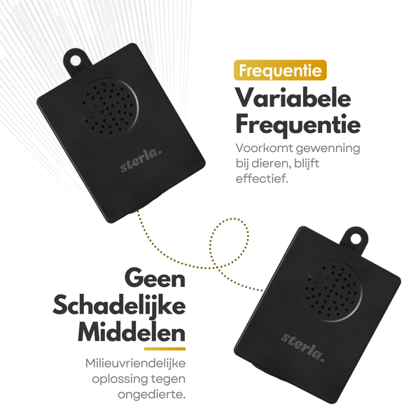 Marterverjager Auto & Huis – Ultrasone Marter-, Muizen- en Rattenverjager – 50-100m² Bereik – 12V – Diervriendelijk