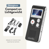 4in1 Voice Recorder - Rechargeable - Compact and Versatile Audio Solution for Professional Use - Including External Microphone