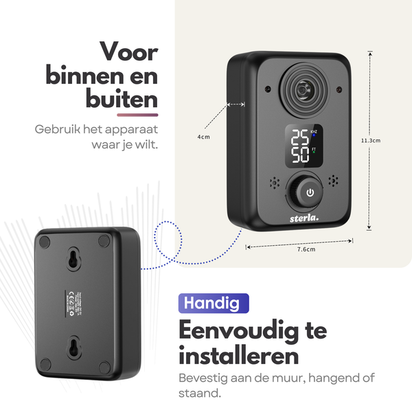 Ultrasonic Anti Bark Device - For Small & Large Dogs - Waterproof & Rechargeable - 3 Modes up to 15m Range - Safe & Pet Friendly