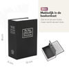Sterla Boekkluis – Discrete Geldkluis in Boekvorm – Veilig Geldkistje Met Sleutel – Compact Ontwerp 18 x 12 x 6 cm – Zwart