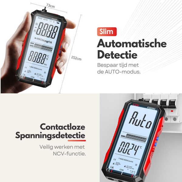 Premium Maltrex Digitale Multimeter Tester– Professionele Voltmeter voor Nauwkeurige Metingen - Dé Keuze voor Nauwkeurige Metingen