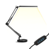 Adjustable LED Desk Lamp - 3 Light Settings - Dimmable - Adjustable - With Clamp Mounting - Black