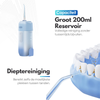 4in1 Mini Draagbare Travel Waterflosser – 3 Standen Water Flosser – USB-C – Compact Reismodel – 4 Mondstukken – 200ml Reservoir