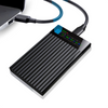Premium External 2.5" HDD / SSD Enclosure with LCD Display – Compact Storage Solution with SATA III and USB 3.0 Connection - Black
