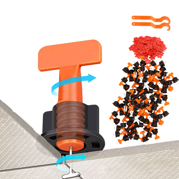 152 Piece Tile Leveling Set - Reusable Tile Leveling System - Perfect Tile Alignment in a Snap