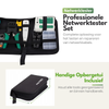 21-Delige Netwerktester Set – Complete LAN Tester Kabeltest- en Reparatieset voor RJ11/RJ45, Inclusief Opberg Etui en Gereedschap
