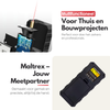 Maltrex Laser Afstandsmeter Digitaal – Nauwkeurige Lasermeter tot 50 Meter – Met 2 Waterpassen – Inclusief Batterijen en Opberghoes