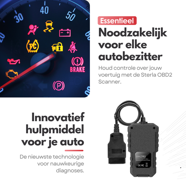 Maltrex OBD2 Auto Scanner – Auto Storing Uitlezen - Diagnose Computer - Uitleesapparaat - OBD