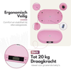 Babyweegschaal – Nauwkeurig Wegen tot 20 kg - TARE- en HOLD-Functie, Weegschaal Ideaal voor Baby's en Huisdieren - Inclusief Batterijen - Roze