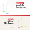 Adjustable Wireless LED Desk Lamp - RGB Colors - Dimmable & Adjustable - Desk Lamp White