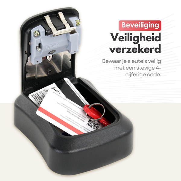 Sterla Sleutelkluis – Waterbestendige Sleutelkast met Cijferslot – Veilig en Gebruiksvriendelijk – Geschikt voor Binnen en Buiten