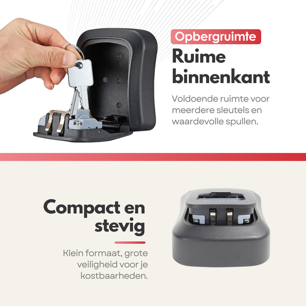 Sterla Sleutelkluis – Waterbestendige Sleutelkast met Cijferslot – Veilig en Gebruiksvriendelijk – Geschikt voor Binnen en Buiten