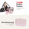 Luxury Make-up Bag XL - Beauty Case with Adjustable Compartments - Handy Size - Ideal for Travel - Pink