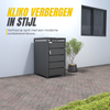Kastrex Container Ombouw Kast - Voor 1 Kliko - Weerbestendig & Onderhoudsvrij - Gecoat Staal