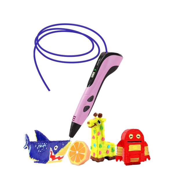 Premium 3D Pen Starterset USB-C – 3D Tekenpen met Filament – LCD Display – Kindvriendelijk – Roze