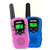 Walkie Talkie Set voor Kinderen - Bereik tot 5 km - Zaklamp - Valbestendig - Compact en Lichtgewicht - Blauw & Roze