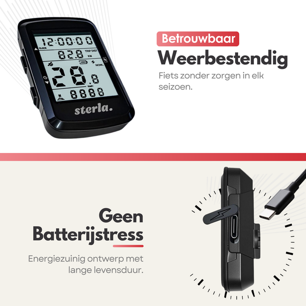Draadloze Fietscomputer – Waterdichte Kilometerteller met LCD Display – Snelheidsmeter & Afstandsmeting – Voor Racefiets & Stadsfiets