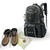 Sterla Premium Backpack 60L – Duurzame Reistas met Verstelbaar Rugsysteem, Regenhoes & Veiligheidsfluitje - Grijs