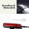 Draadloze Fietscomputer met Fietslamp – Waterdichte Kilometerteller & LED Verlichting – LCD Display – Voor Racefiets & Stadsfiets