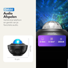Premium Bluetooth Sterrenprojector Sterrenlamp - 10 Lichtstanden - Betoverende Sfeer en Rustgevende Lichtshow met Audiobeweging