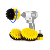 Maltrex 4-delige Boorborstel Set – Schoonmaak Borstels voor Boormachines – Schrobborstel Opzetstuk in 4 Maten – Nylon Reinigingsborstels voor Binnen en Buiten