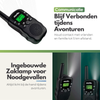 Walkie Talkie Set voor Kinderen - Bereik tot 5 km - Zaklamp - Valbestendig - Compact en Lichtgewicht - Zwart